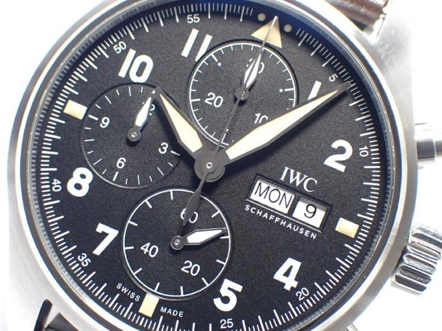 Montre d'aviateur IWC Chrono Spitfire IW387901 '19 Homme 184053602 hannari-shop