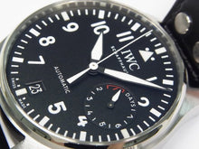 IWC large Pilot's watch 46 MM black IW500912 Genuine goods Mens 184485670 hannari-shop