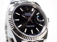 ROLEX Datejust 41 black 18KWG bezel 126334 '21 Mens 184560636 hannari-shop