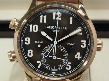 PATEK PHILIPPE Calatoraba Pilot's Travel Time 18KRG 5524R-001 unused Mens 184578856 hannari-shop