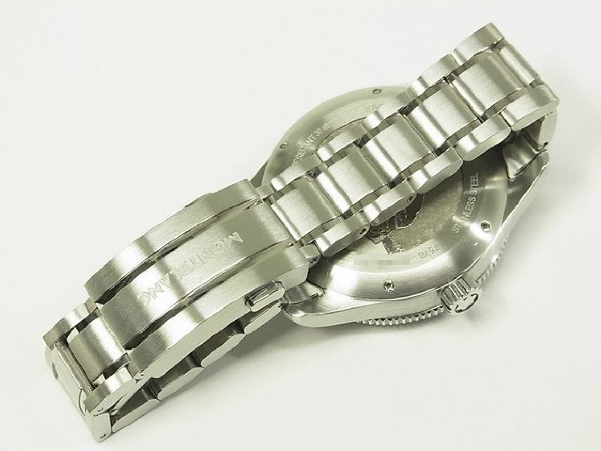 MONTBLANC 1858 Iced Sea Automatique date Réf.MB129371 bracelet caoutchouc Article authentique Homme 184607294 hannari-shop