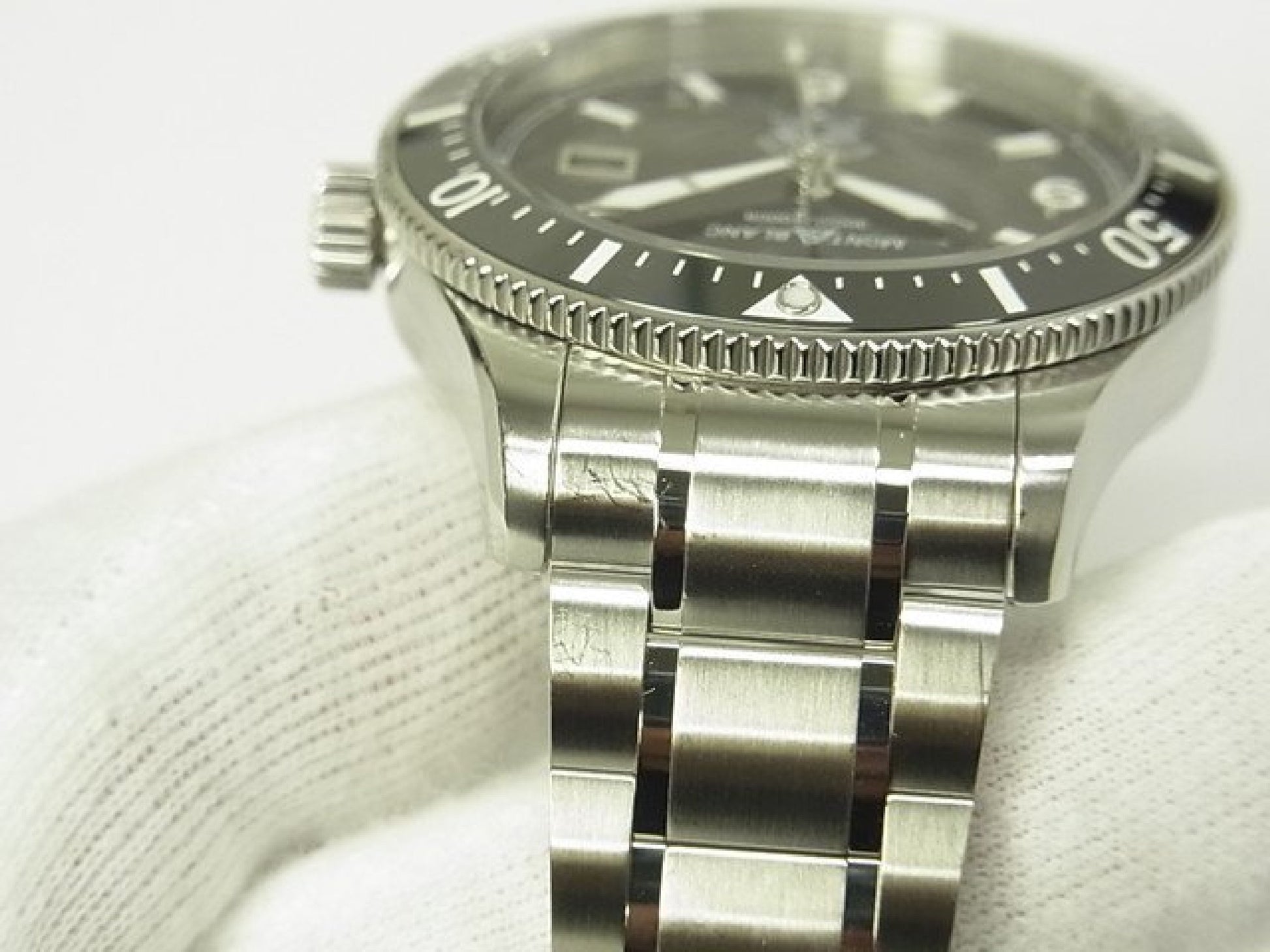 MONTBLANC 1858 Iced Sea Automatique date Réf.MB129371 bracelet caoutchouc Article authentique Homme 184607294 hannari-shop