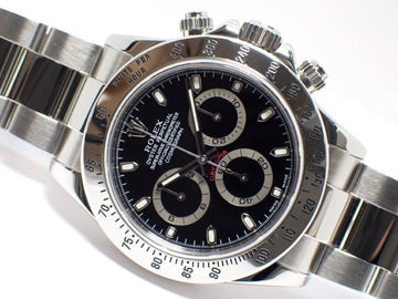 ROLEX Daytona black Dial 116520 '06 D series Mens 184725725 hannari-shop