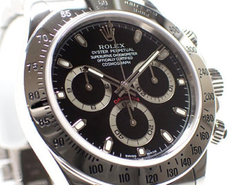 ROLEX Daytona black Dial 116520 '06 D series Mens 184725725 hannari-shop
