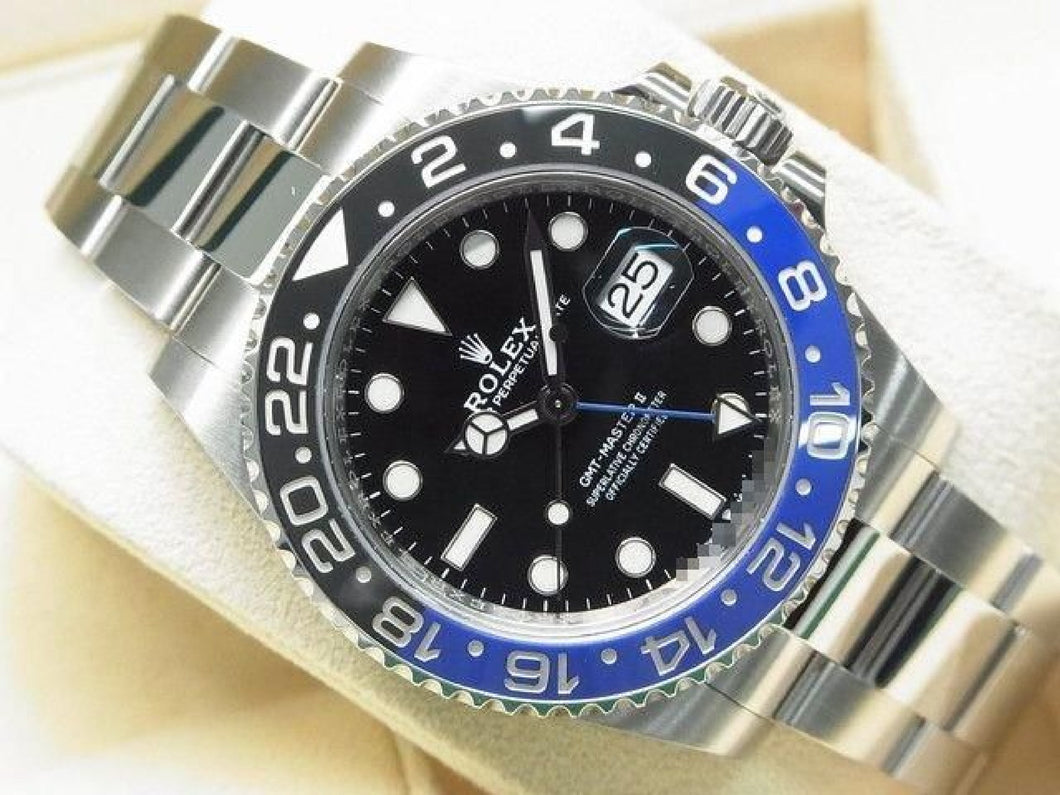 ROLEX GMT MasterII blue black bezel 126710BLNR Oyster Bracelet '21 purchased Mens 184908993 hannari-shop