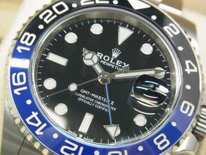 ROLEX GMT MasterII blue black bezel 126710BLNR Oyster Bracelet '21 purchased Mens 184908993 hannari-shop