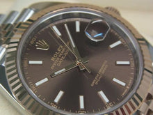 ROLEX Datejust 41 SS x Everose Gold combination Chocolate 126331 Mens 184932311 hannari-shop