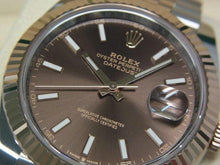 ROLEX Datejust 41 SS x Everose Gold combination Chocolate 126331 Mens 184932311 hannari-shop