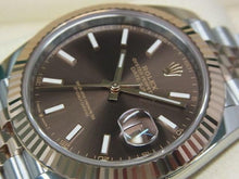 ROLEX Datejust 41 SS x Everose Gold combination Chocolate 126331 Mens 184932311 hannari-shop