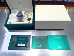 ROLEX GMT MasterII red blue bezel Oyster Bracelet 126710BLRO '21 Mens 184990487 hannari-shop