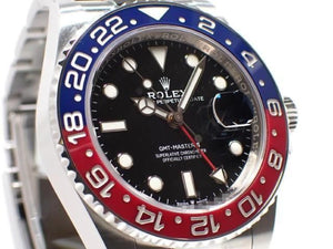 ROLEX GMT MasterII red blue bezel Oyster Bracelet 126710BLRO '21 Mens 184990487 hannari-shop