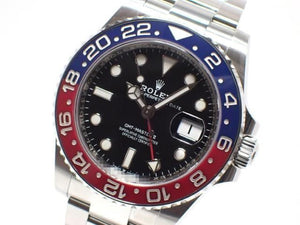 ROLEX GMT MasterII red blue bezel Oyster Bracelet 126710BLRO '21 Mens 184990487 hannari-shop