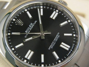 ROLEX Oyster PERPETUAL 41 bright black 124300 unused Mens 185168177 hannari-shop