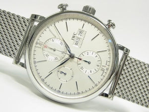 IWC Portofino Chronograph silver Bracelet Specification IW391009 Mens 185203446 hannari-shop
