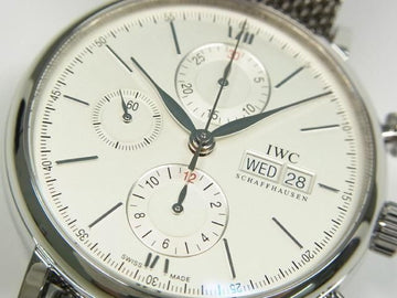 IWC Portofino Chronograph silver Bracelet Specification IW391009 Mens 185203446 hannari-shop