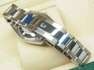 ROLEX Oyster PERPETUAL date black 115200 Mens 185235244 hannari-shop