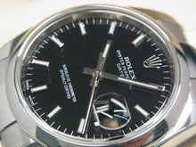 ROLEX Oyster PERPETUAL date black 115200 Mens 185235244 hannari-shop