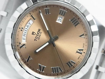 TUDOR Royal Day-Date 41 MM Salmon pink Ref.28600 Mens 185236518 hannari-shop
