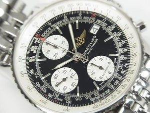 BREITLING Old Navitimer black Dial Bracelet Specification Ref.A142B02NP Genuine goods Mens 185246378 hannari-shop
