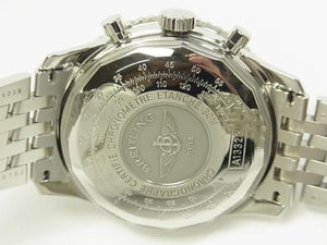 BREITLING Old Navitimer black Dial Bracelet Specification Ref.A142B02NP Genuine goods Mens 185246378 hannari-shop