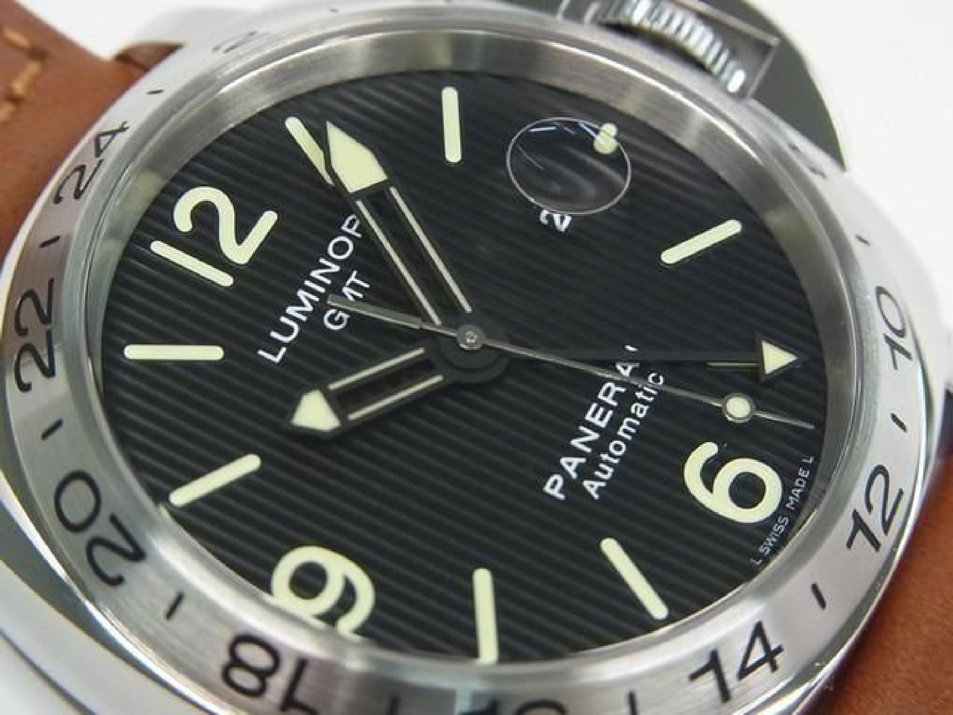 PANERAI Luminor GMT Flinque Medallion 44 MM PAM00029 M-serie Heren 185272027 hannari-shop