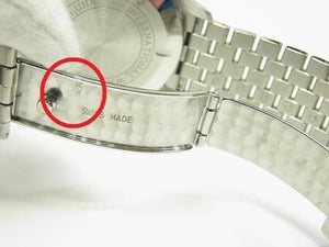IWC mark16 black SS Bracelet Ref.IW325504 Mens 185735896 hannari-shop