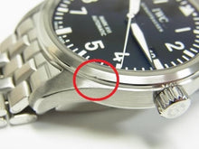 IWC mark16 black SS Bracelet Ref.IW325504 Mens 185735896 hannari-shop