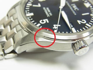 IWC mark16 black SS Bracelet Ref.IW325504 Mens 185735896 hannari-shop