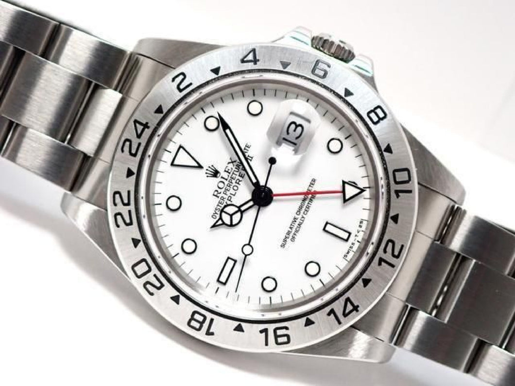 ROLEX EXPLORERII white single buckle Ref.16570 S series Mens 185780961 hannari-shop