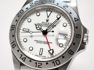 ROLEX EXPLORERII white single buckle Ref.16570 S series Mens 185780961 hannari-shop