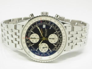 BREITLING Old Navitimer black x silver A142B02NP Mens 185849724 hannari-shop