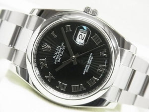 ROLEX Datejust black Sunbeam Ref.116200 '13 purchased Genuine goods Mens 185853290 hannari-shop
