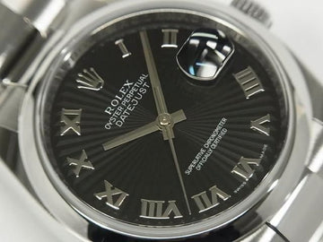ROLEX Datejust black Sunbeam Ref.116200 '13 purchased Genuine goods Mens 185853290 hannari-shop