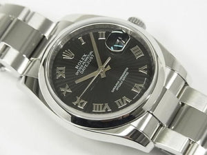 ROLEX Datejust black Sunbeam Ref.116200 '13 purchased Genuine goods Mens 185853290 hannari-shop