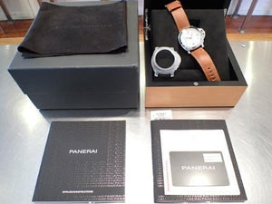 PANERAI Luminor Marina logo Acciaio 44 MM Ref.PAM00660 '17 Mens 185853450 hannari-shop