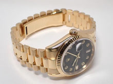ROLEX DAY DATE 36 MM YG black Dial index diamond 118238A Y series Mens 186074402 hannari-shop