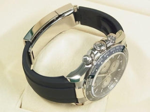 ROLEX Daytona 18KWG bright black x steel 126519LN '24 purchased Mens 186193466 hannari-shop