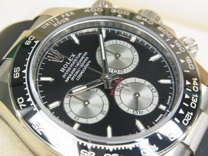 ROLEX Daytona 18KWG bright black x steel 126519LN '24 purchased Mens 186193466 hannari-shop