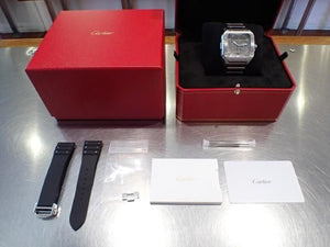 CARTIER Santos de  Mat gray Dial  Lot Limited22 0 Lots '24 Womens 186193979 hannari-shop