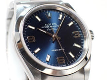 ROLEX Air-King blue3 6 9 Dial 14000M P series '01  Genuine goods Mens 186202487 hannari-shop
