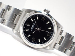 ROLEX boys PERPETUAL black3 6 9 Ref.77080 Y series Mens 186214110 hannari-shop