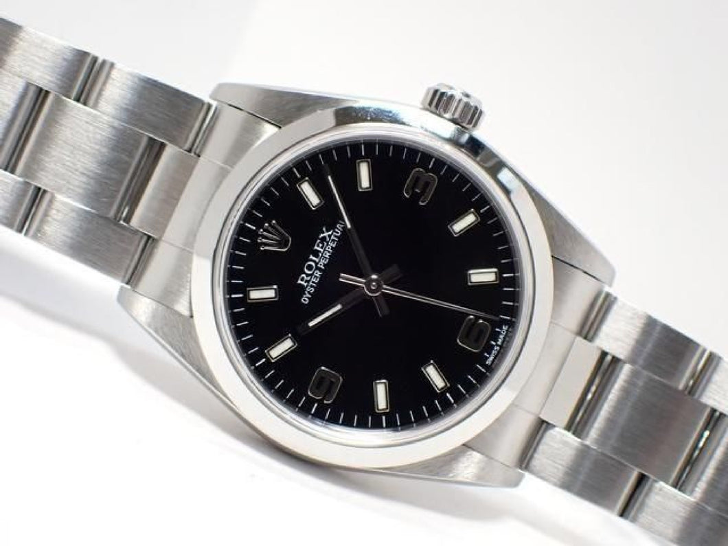 ROLEX boys PERPETUAL black3 6 9 Ref.77080 Y series Mens 186214110 hannari-shop