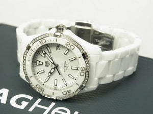 TAG HEUER Aquaracer quartz diamond bezel WAY1396.BH0717 Womens Womens 186260144 hannari-shop
