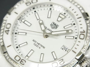 TAG HEUER Aquaracer quartz diamond bezel WAY1396.BH0717 Womens Womens 186260144 hannari-shop
