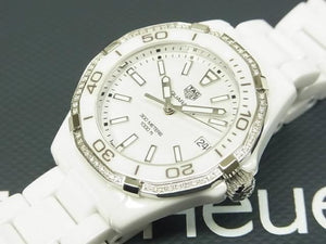 TAG HEUER Aquaracer quartz diamond bezel WAY1396.BH0717 Womens Womens 186260144 hannari-shop