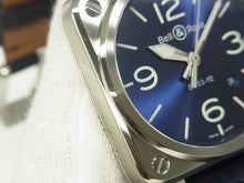 BELL & ROSS BR0392 blue Steel 42 MM BR0392-BLU-ST/SCA Mens 186283241 hannari-shop