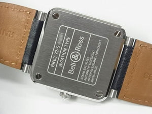BELL & ROSS BR0392 blue Steel 42 MM BR0392-BLU-ST/SCA Mens 186283241 hannari-shop