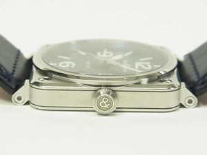 BELL & ROSS BR0392 blue Steel 42 MM BR0392-BLU-ST/SCA Mens 186283241 hannari-shop