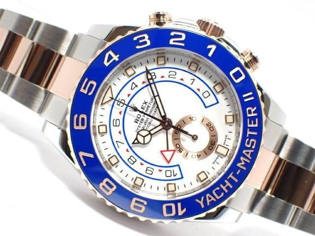 ROLEX YACHT-MASTERII SS x Everose Gold combination Benz Hand 116681 '20 Mens 186470238 hannari-shop