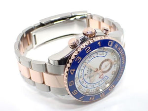 ROLEX YACHT-MASTERII SS x Everose Gold combination Benz Hand 116681 '20 Mens 186470238 hannari-shop